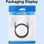 Vention Cable USB-C a USB-C TREBH 240W 2m Azul/Negro/Gris